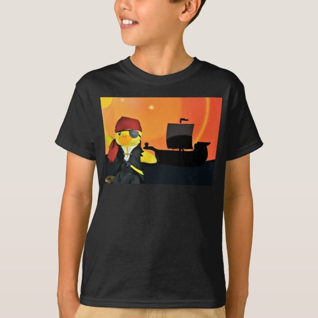 Camiseta de Danny Duck el Pirata (Anverso)