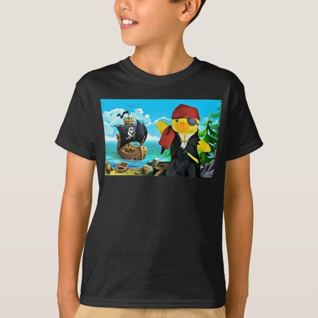 Camiseta de Danny Duck el Pirata (Anverso)