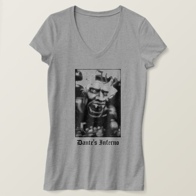 Camiseta de Dante Inferno (Anverso del diseño)