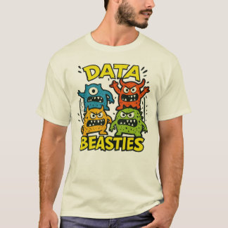 Camiseta de Data Beasties gruñones masculinos (equ