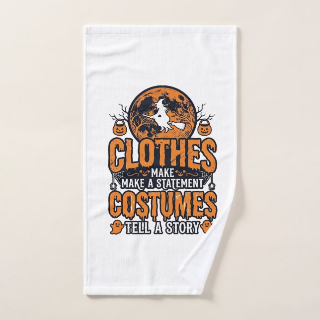 Camiseta de declaración de disfraz de ropa vintage (Toalla de mano)