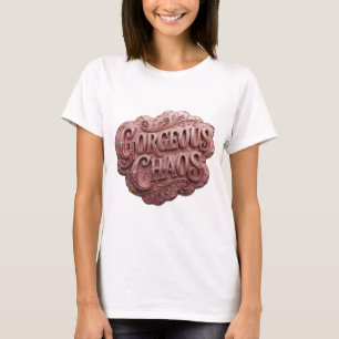Camiseta de declaración Iconic Gold GORGEOUS CHAOS