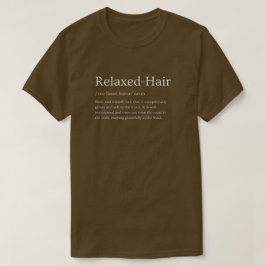 Camiseta de Definición de Apreciación del Cabello