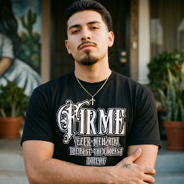 Camiseta de definición de cita Firme