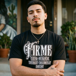 Camiseta de definición de cita Firme