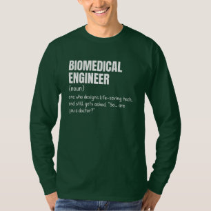 Camiseta de definición de ingeniero biomédico STEM