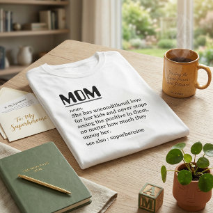 Camiseta de definición de mamá del Día de la Madre