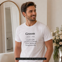 Camiseta de Definición de Novio | Regalo para el N