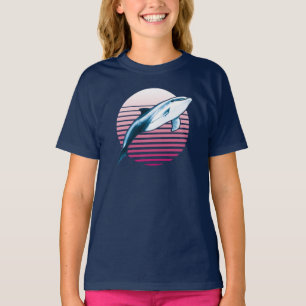Camiseta de delfín retro estilo vintage