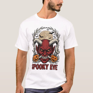 Camiseta de Demonio de Halloween con Calabaza de G