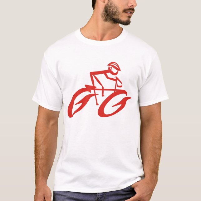Camiseta de deportes de ciclismo abstracta (Anverso)