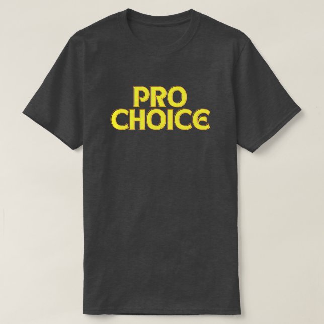 Camiseta de derechos de aborto por elección (Diseño del anverso)