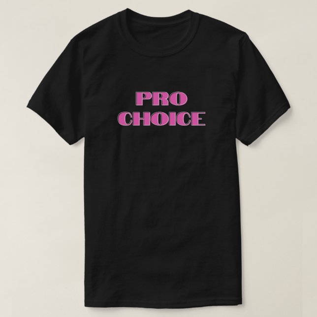 Camiseta de derechos de aborto por elección (Diseño del anverso)
