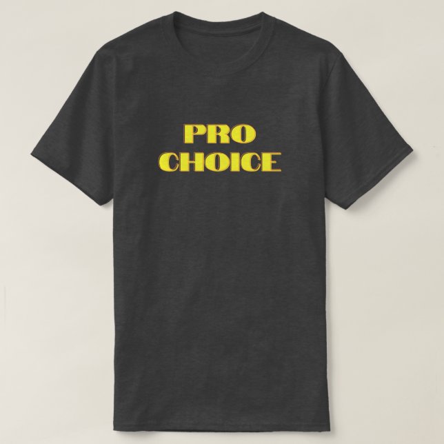 Camiseta de derechos de aborto por elección (Diseño del anverso)
