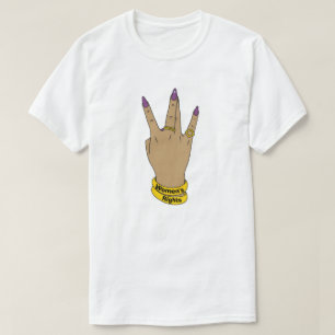 Camiseta de derechos de la mujer