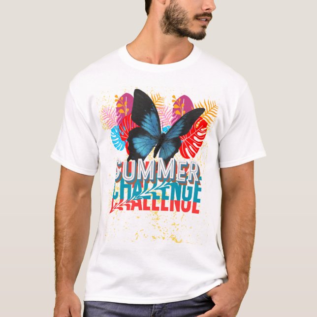 Camiseta de desafío de verano (Anverso)