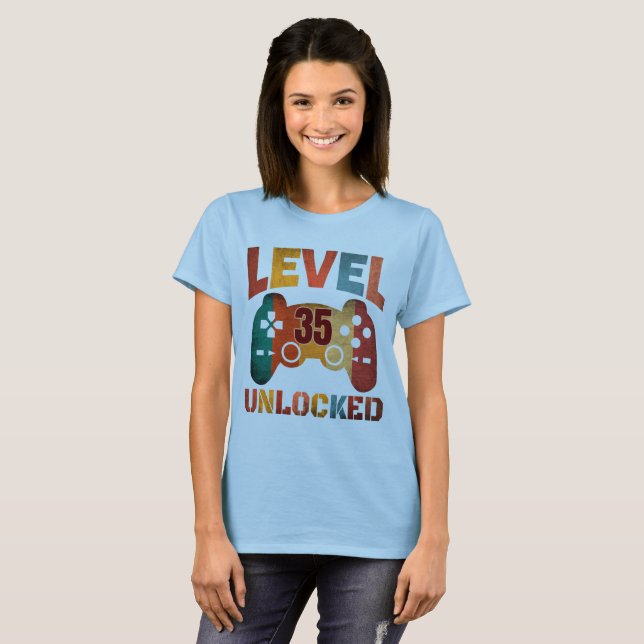 Camiseta de desbloqueo del nivel 35 (Anverso completo)