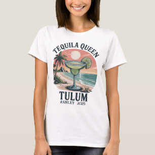 Camiseta de Despedida de Soltera Novia Tulum (Nomb