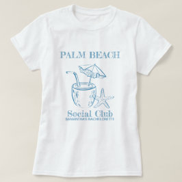 Camiseta de Despedida de Soltera Retro Luxe Beach 
