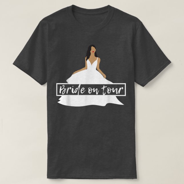 Camiseta de Despedida de Soltera Tour de la Novia (Diseño del anverso)