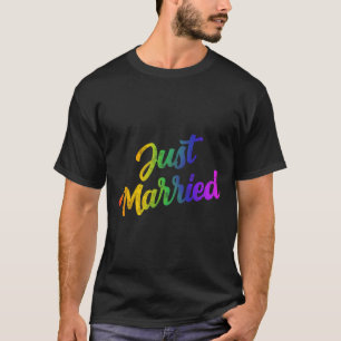 Camiseta de Despedida de Soltero LGBTQ Novio Novia