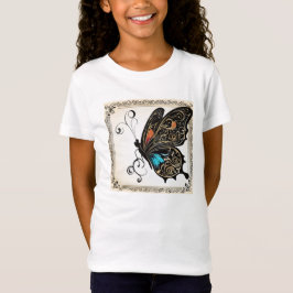 Camiseta de desplazamiento de mariposa