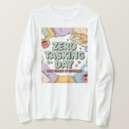 Camiseta de día de cero tareas para mujeres 