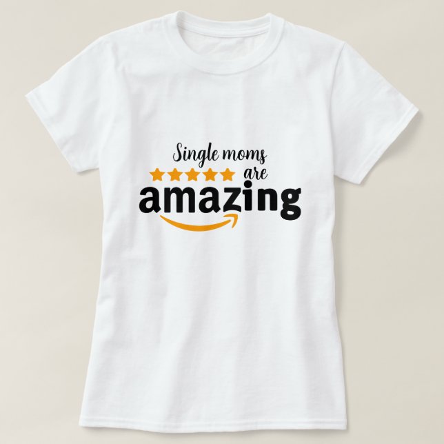 Camiseta de Día de la Madre de una sola mamá regal (Diseño del anverso)