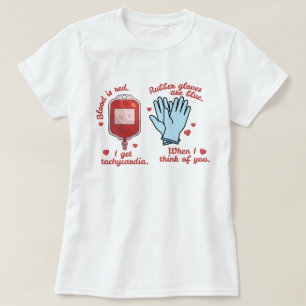 Camiseta de Día de San Valentín para Enfermeras co