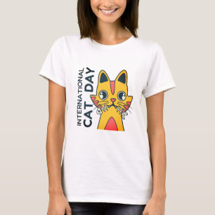 Camiseta de Día Internacional del Gato para Amante