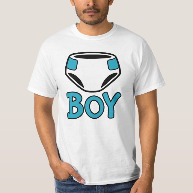 Camiseta de DIAPER BOY (Anverso)