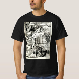 Camiseta de dibujo a tinta "Modern Warfare"