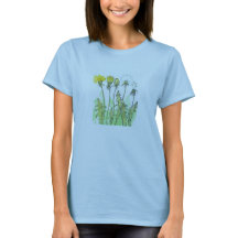Camiseta de dibujo de la planta de hierbas medicin