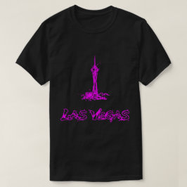 Camiseta de dibujo de neón rosa de la Estratosfera