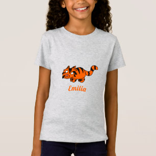 Camiseta de dibujo de Personalizado de tigre Naran
