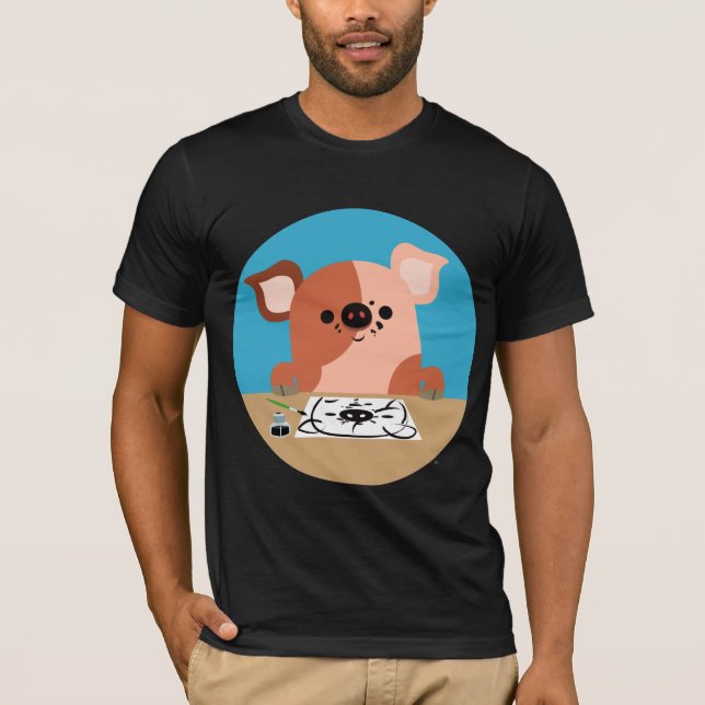 Camiseta de dibujo de Personalizado suave (Anverso)