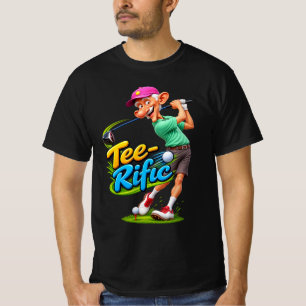 Camiseta de dibujos animados de golf – Tee-Rific d