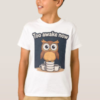 Camiseta de dibujos animados de meme de búho noctu