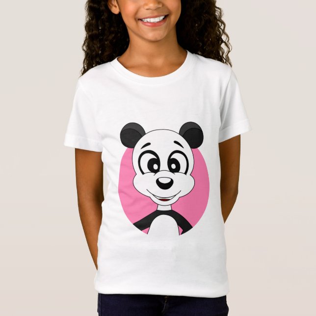 Camiseta de dibujos animados de Panda (Anverso)