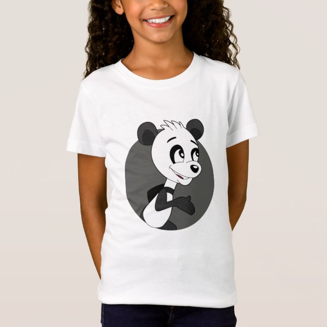 Camiseta de dibujos animados de panda (Anverso)
