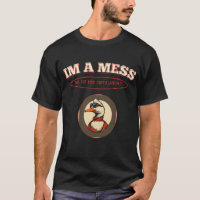Camiseta de dibujos animados de pato vintage: soy
