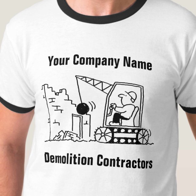 Camiseta de dibujos animados de servicios de contr (Subido por el creador)