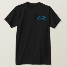 Camiseta de Dibujos Animados de Taza de Café para