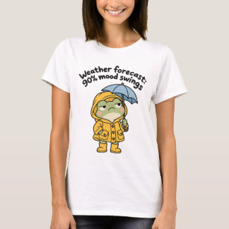Camiseta de dibujos animados divertido pronóstico 