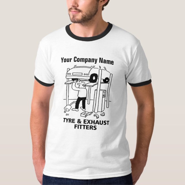 Camiseta de dibujos animados para montadores de ne (Anverso)