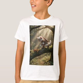 Camiseta de dibujos animados para niños Ranger Cat