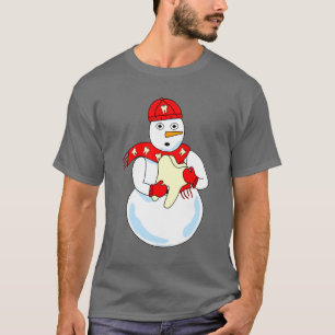 Camiseta De Diente De Snowman