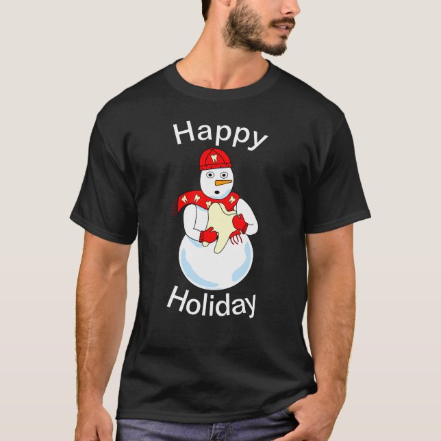 Camiseta De Diente De Snowman (Anverso)