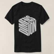 Camiseta de dimensión