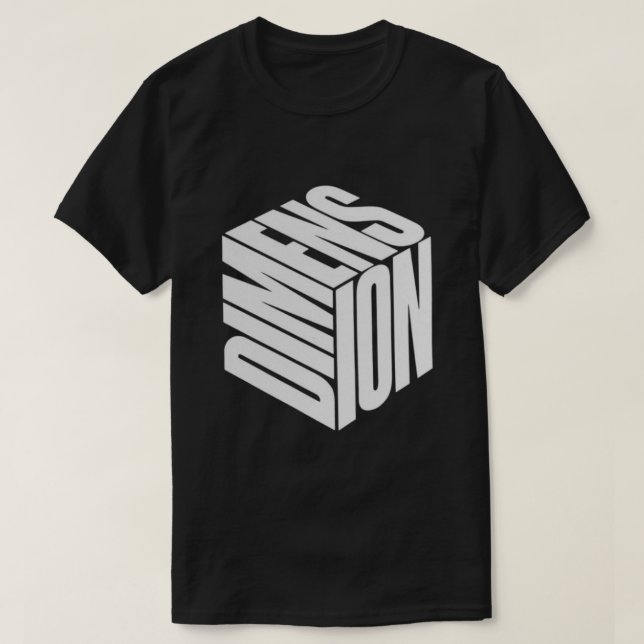 Camiseta de dimensión (Diseño del anverso)